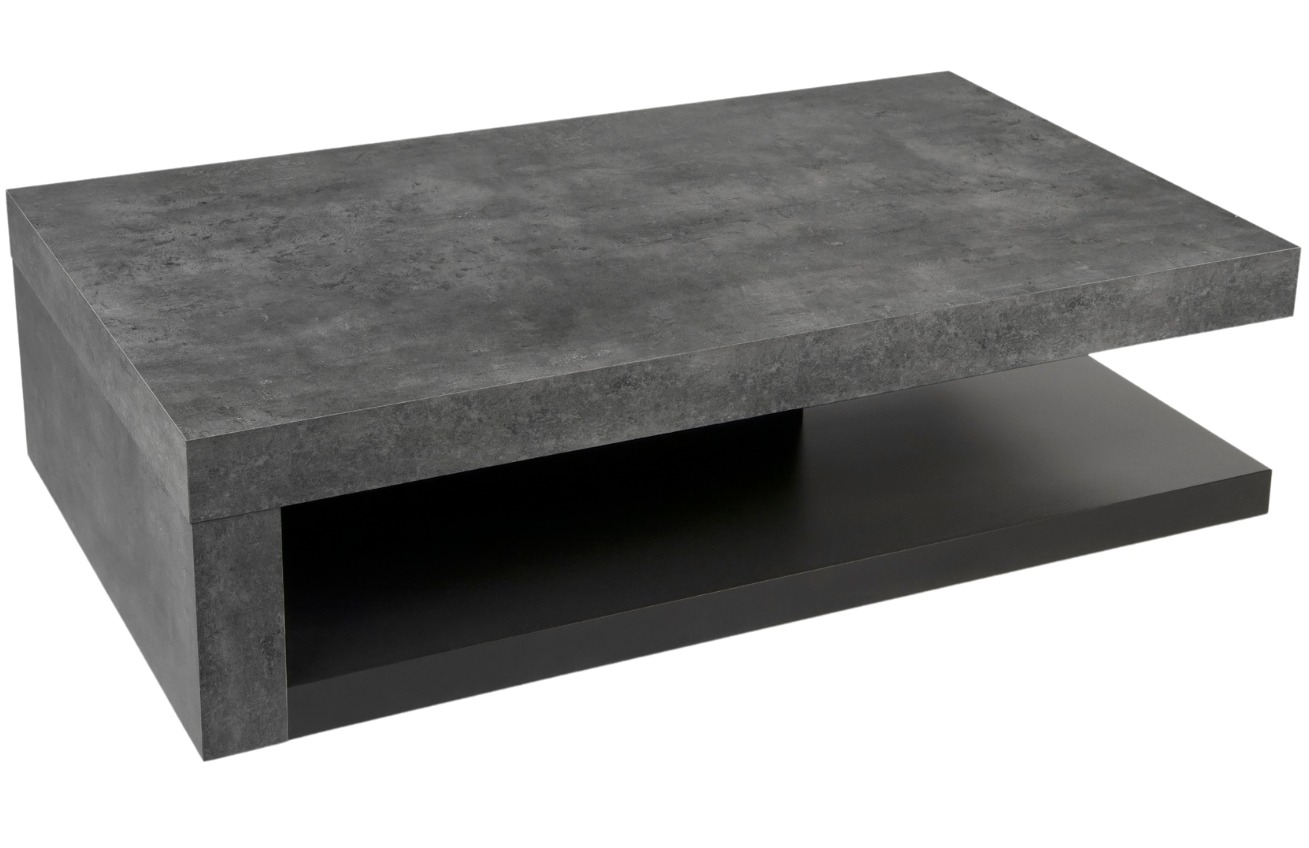 Betonově šedý konferenční stolek TEMAHOME Detroit