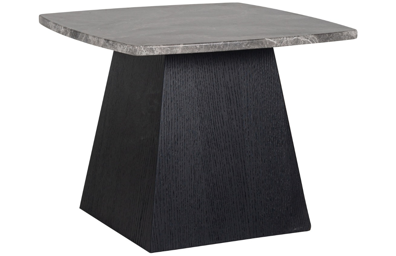 Černý mramorový odkládací stolek Richmond Geisha