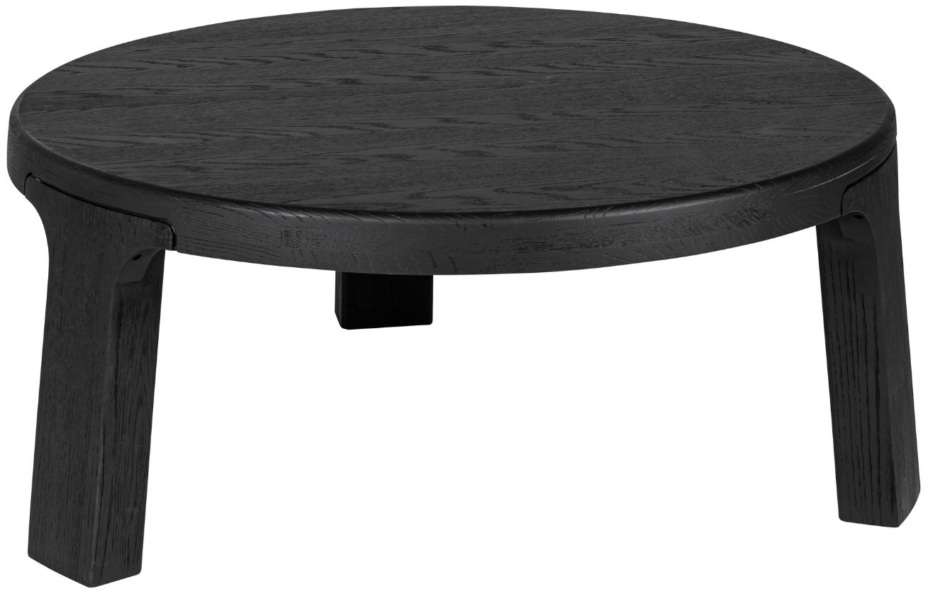 Tmavě hnědý dubový konferenční stolek Richmond