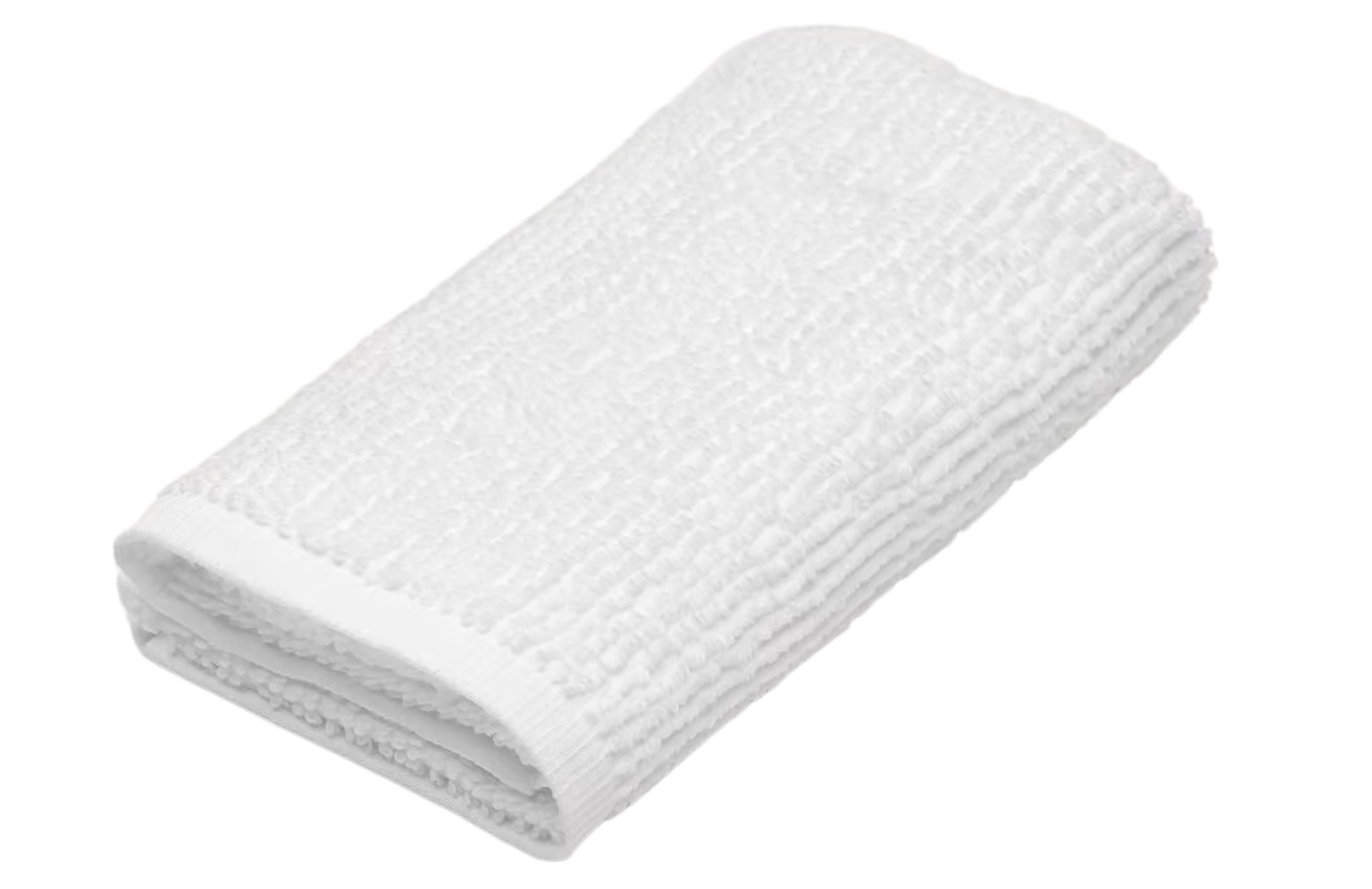 Bílý bavlněný ručník Kave Home Yeni