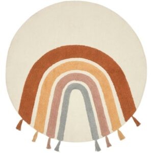 Béžový bavlněný koberec Kave Home Tadea s