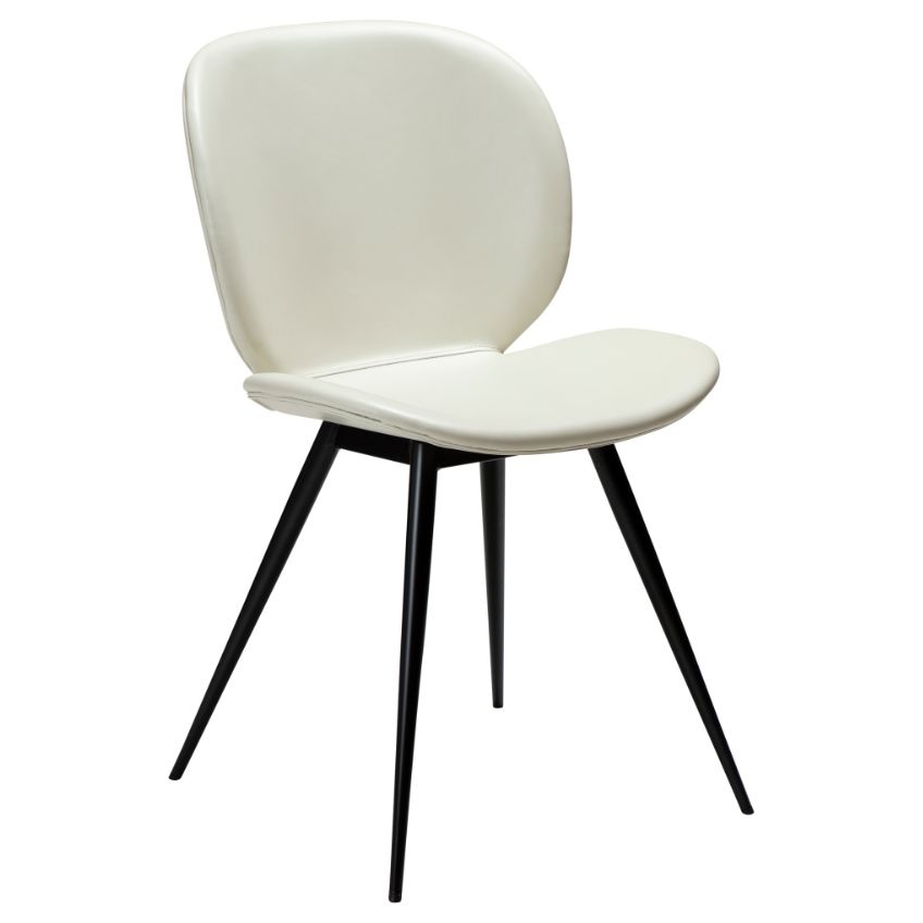 ​​​​​Dan-Form Bílá koženková jídelní židle