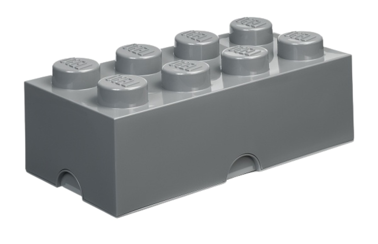 Šedý úložný box LEGO® Smart 25