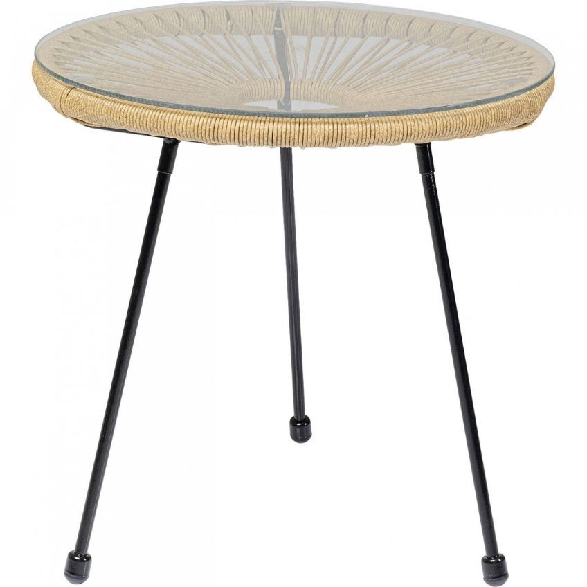 Kare Design Skleněný zahradní odkládací stolek
