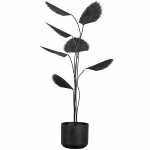 Hoorns Černá kovová umělá květina