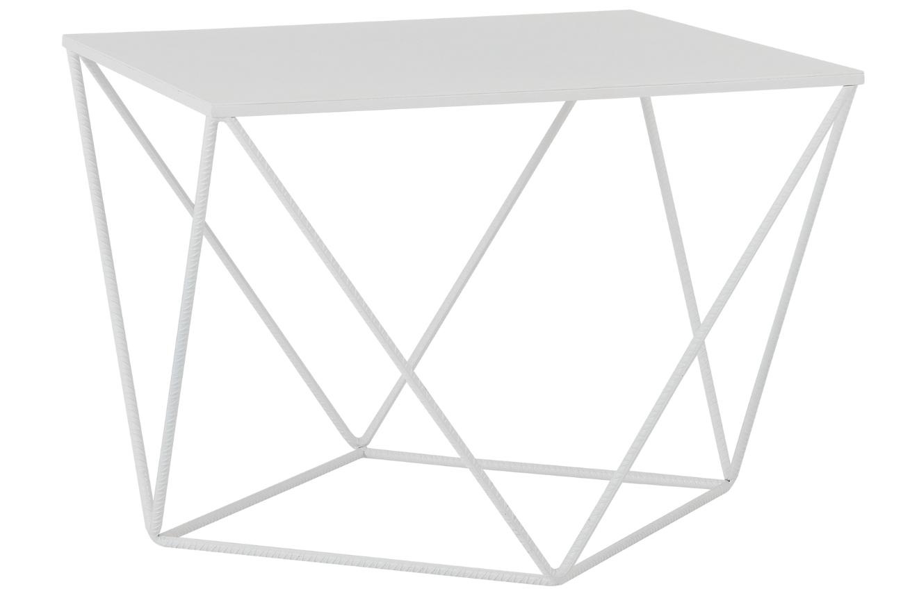 Nordic Design Bílý kovový konferenční stolek Deryl