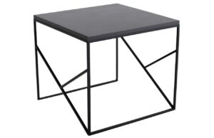 Nordic Design Černý lakovaný konferenční stolek Fanny