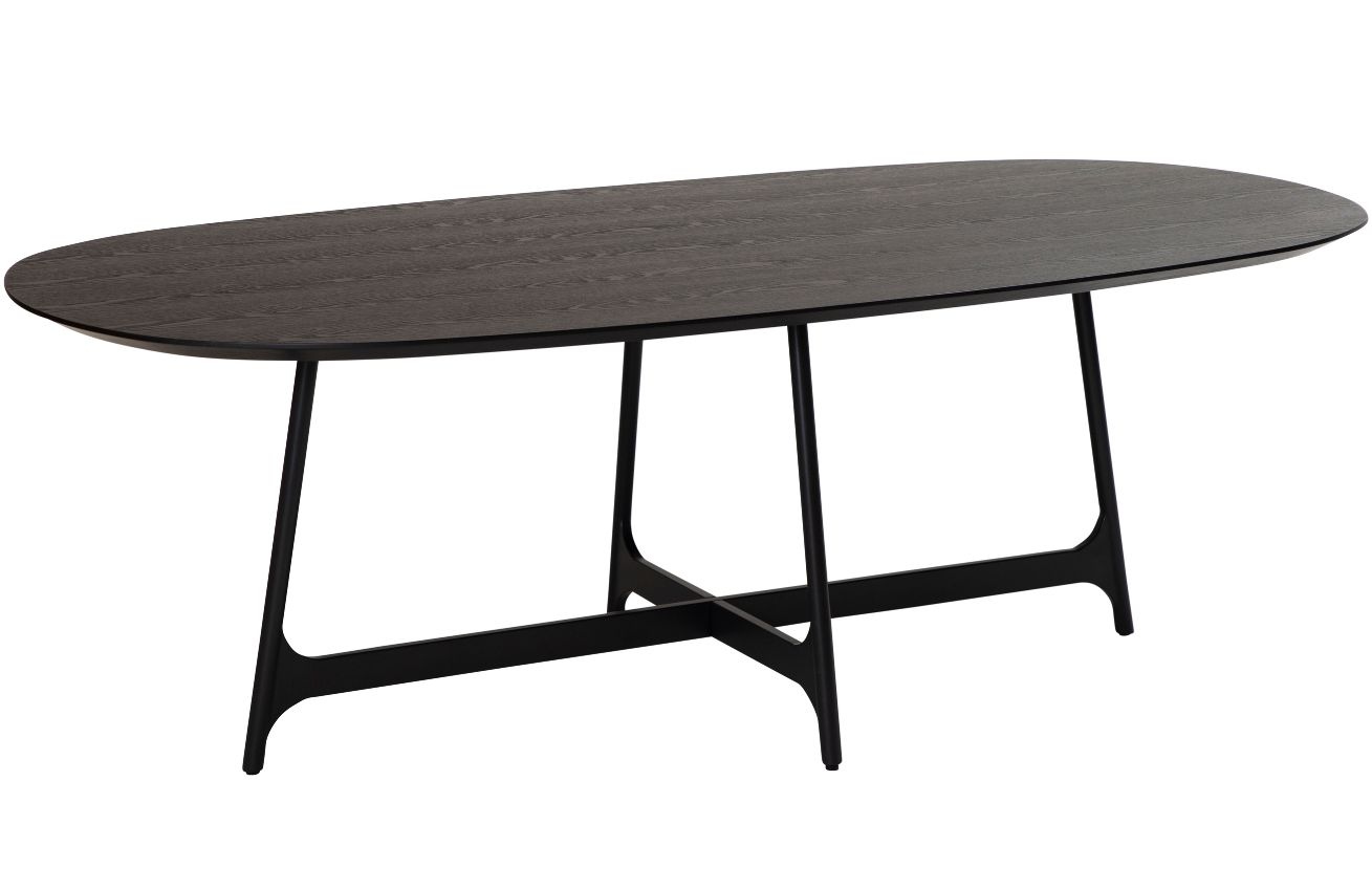 ​​​​​Dan-Form Černý dřevěný jídelní stůl DAN-FORM Ooid