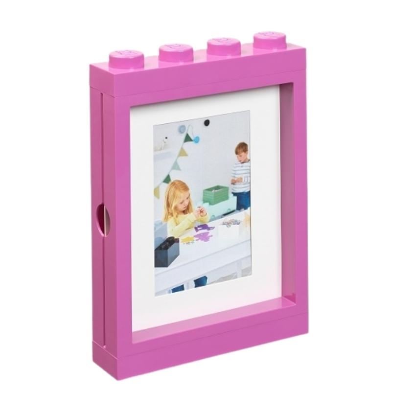 Růžový fotorámeček LEGO® Storage 27