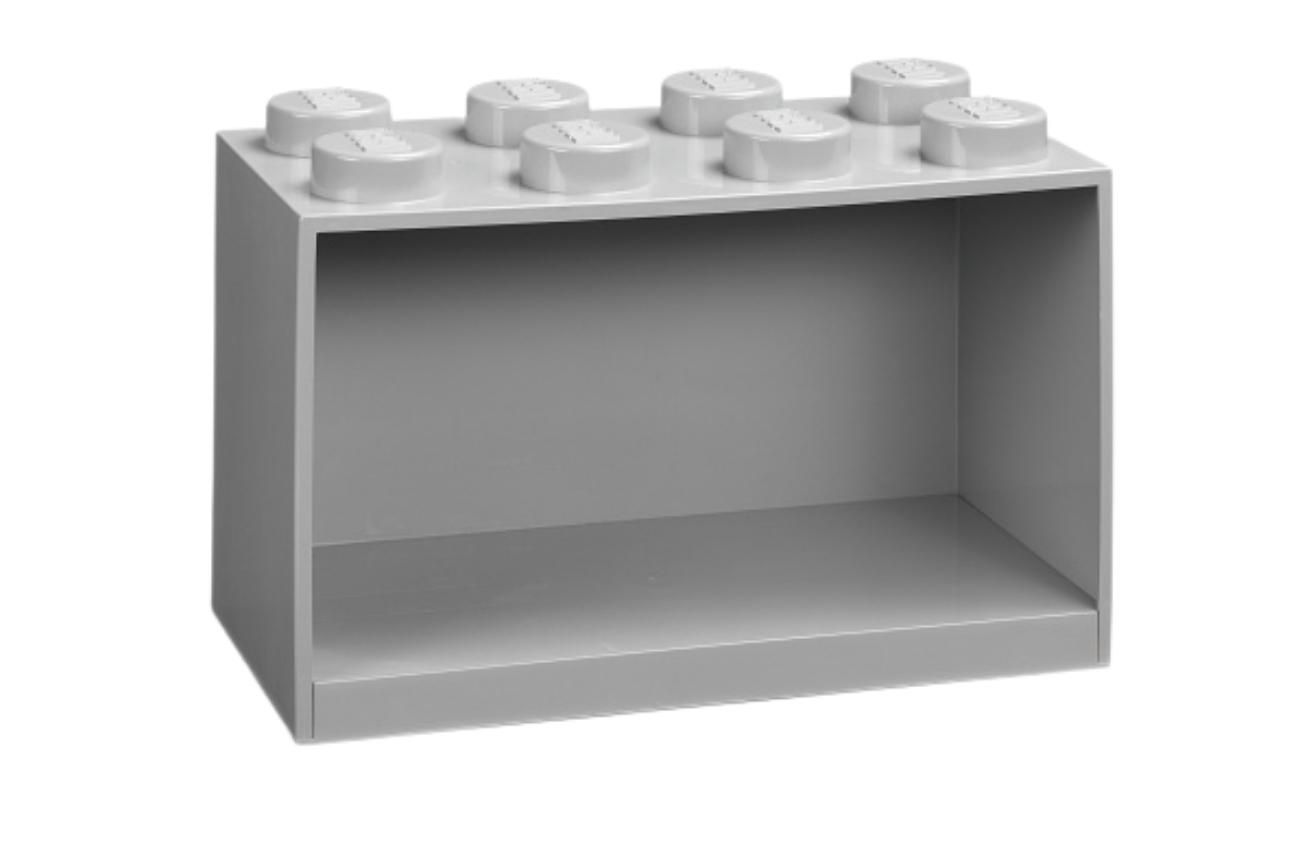 Šedá nástěnná police LEGO® Storage 21