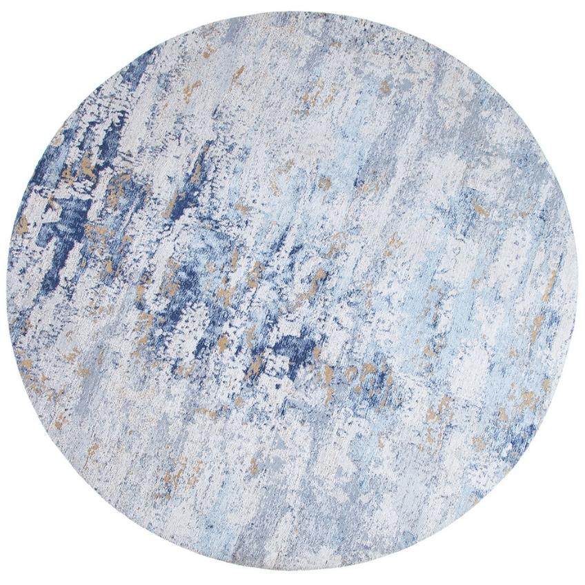 Moebel Living Modrý látkový koberec