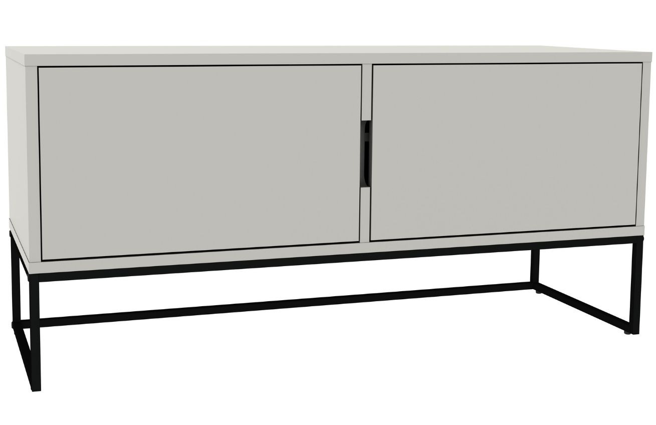 Matně bílý lakovaný TV stolek Tenzo Lipp