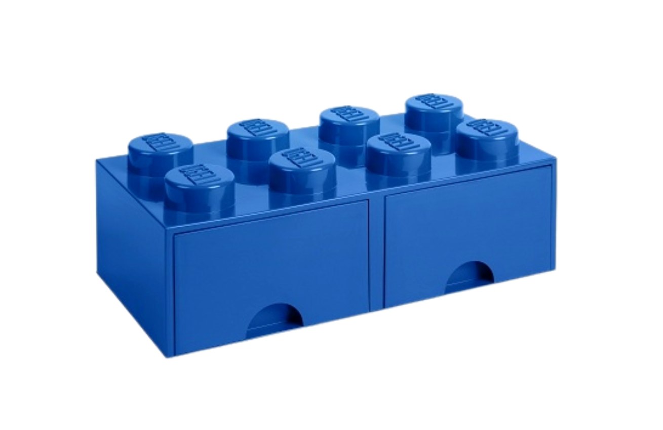 Modrý úložný box LEGO® Storage 25
