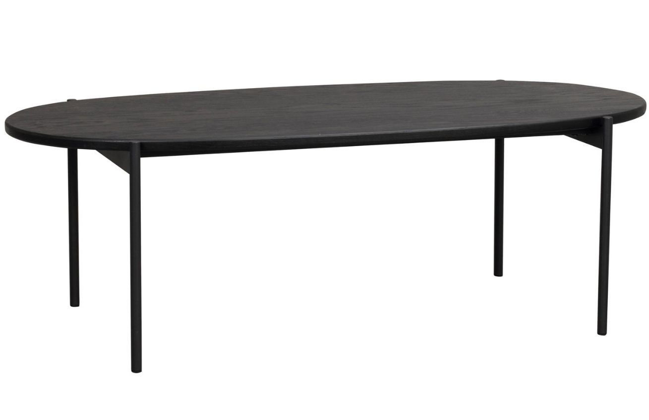 Černý dubový konferenční stolek ROWICO SKYE