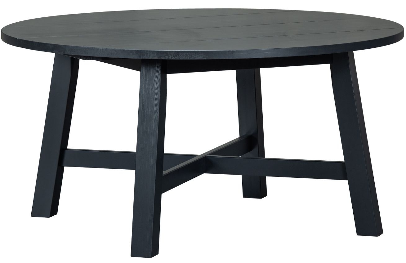 Hoorns Černý borovicový jídelní stůl