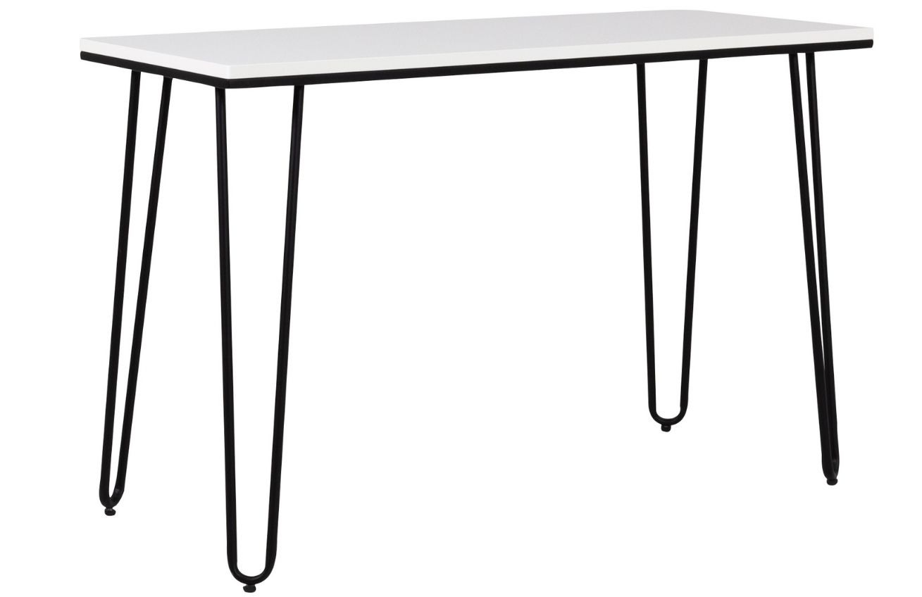 Bílý lakovaný pracovní stůl Tenzo Work II 120 x 50