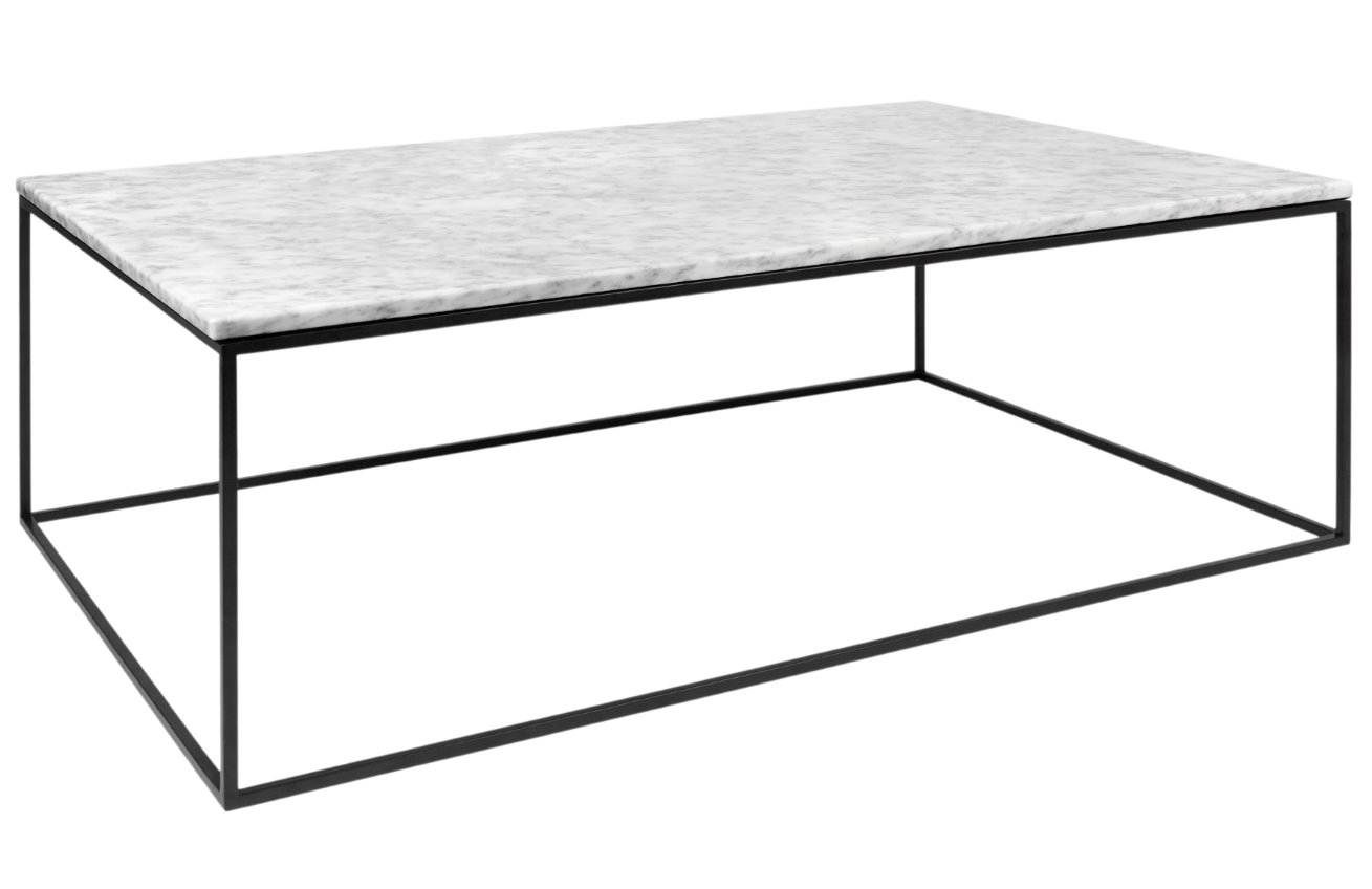 Bílý mramorový konferenční stolek TEMAHOME Gleam 120 x