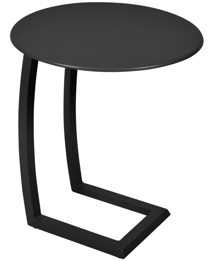 Černý kovový odkládací stolek Fermob Alizé