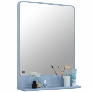Světle modré lakované koupelnové zrcadlo Tom Tailor Color