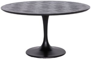 Černý dubový jídelní stůl Richmond