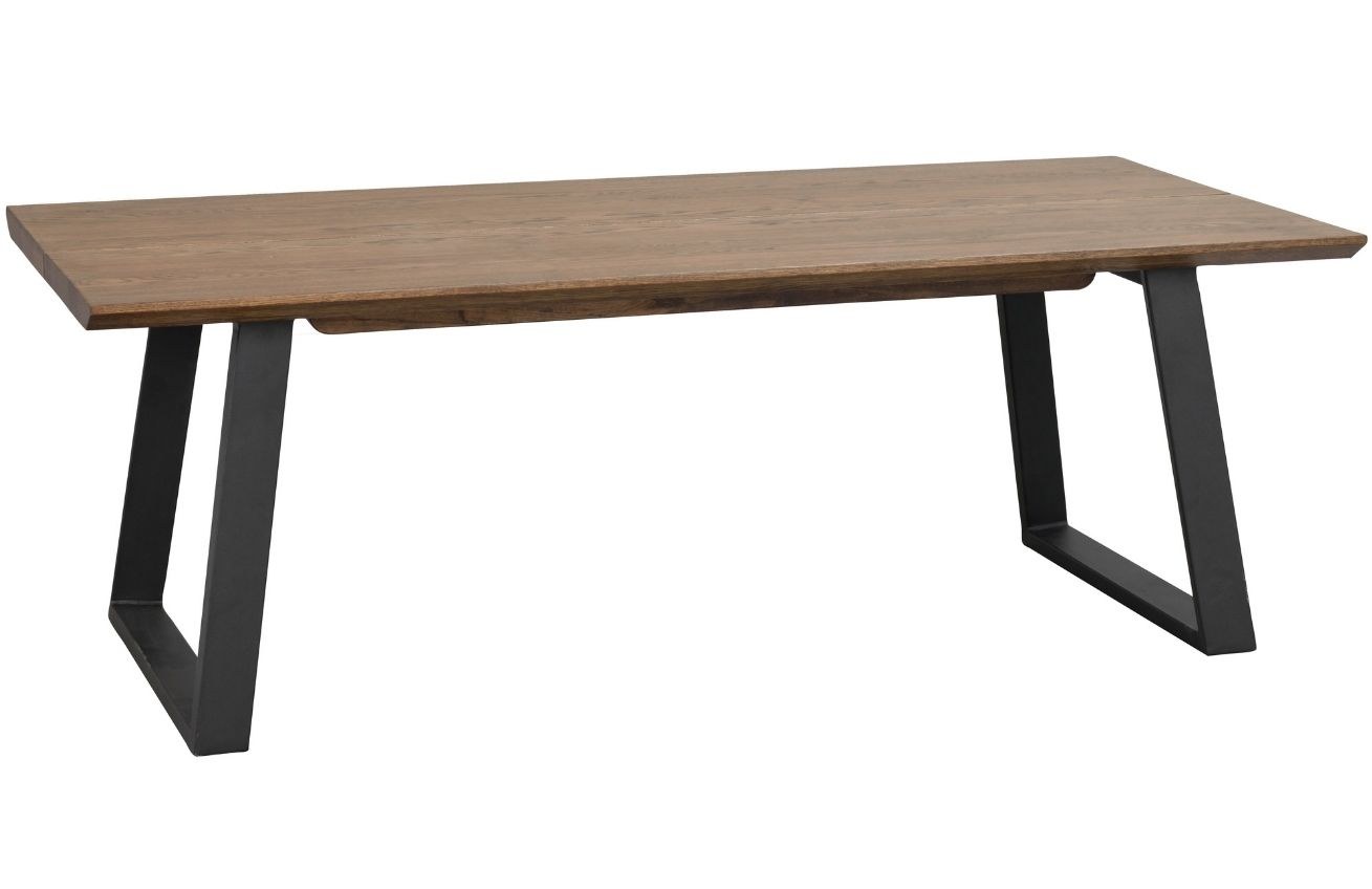Hnědý dubový konferenční stolek ROWICO MELVILLE