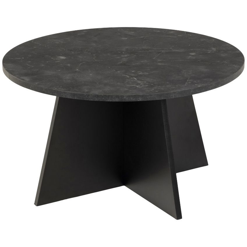 Scandi Černý konferenční stolek Karola 70