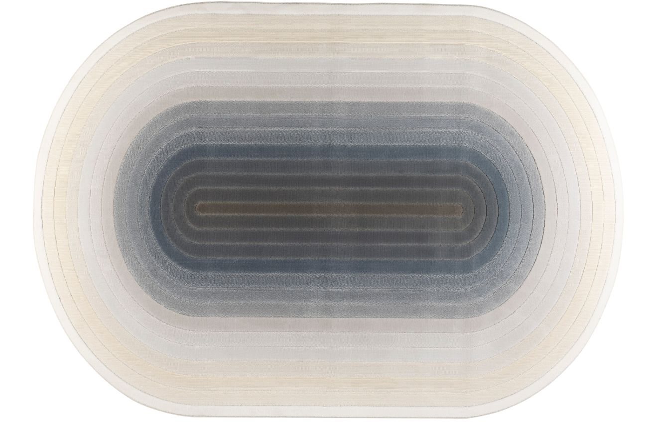 Modro bílý koberec ZUIVER OLYMPIC 160