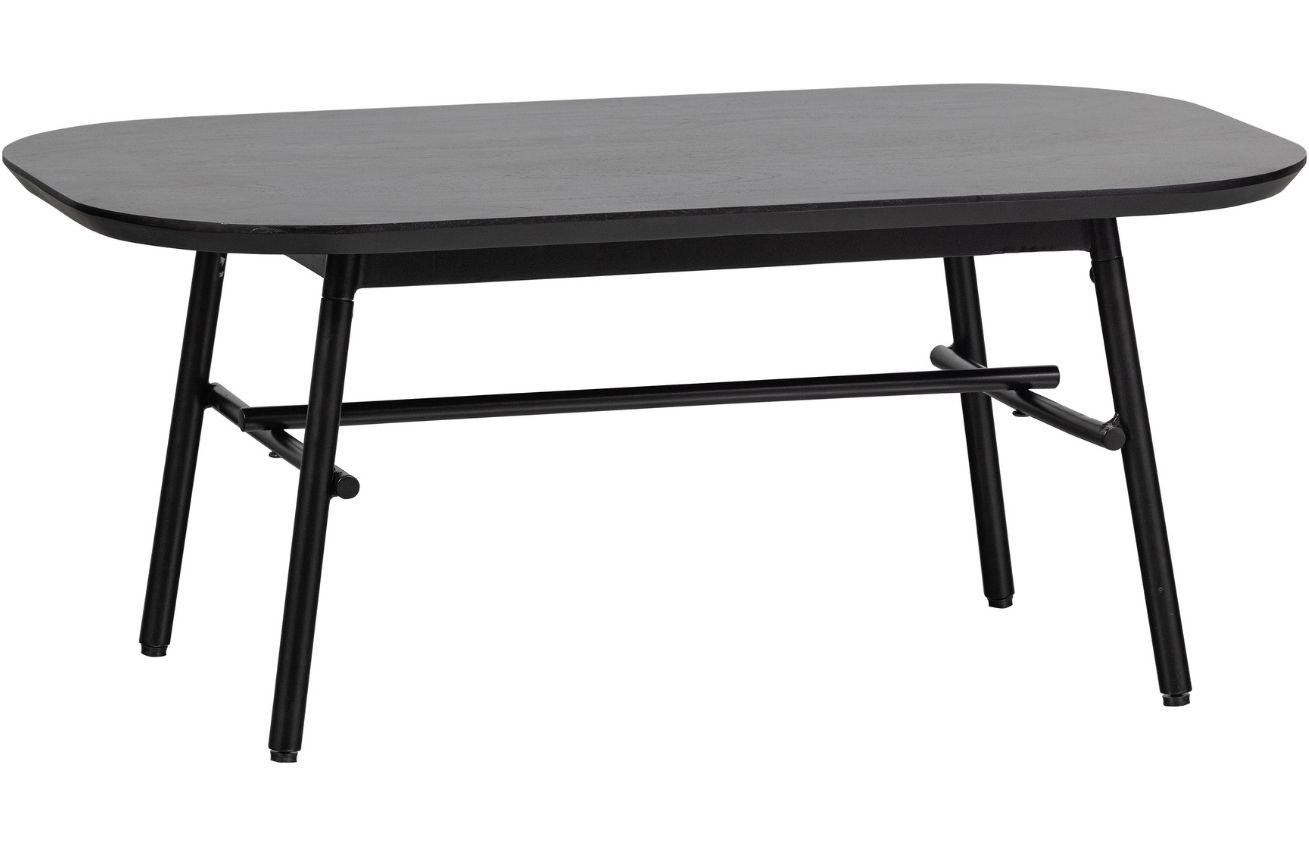 Hoorns Černý mangový konferenční stolek Gancen 100