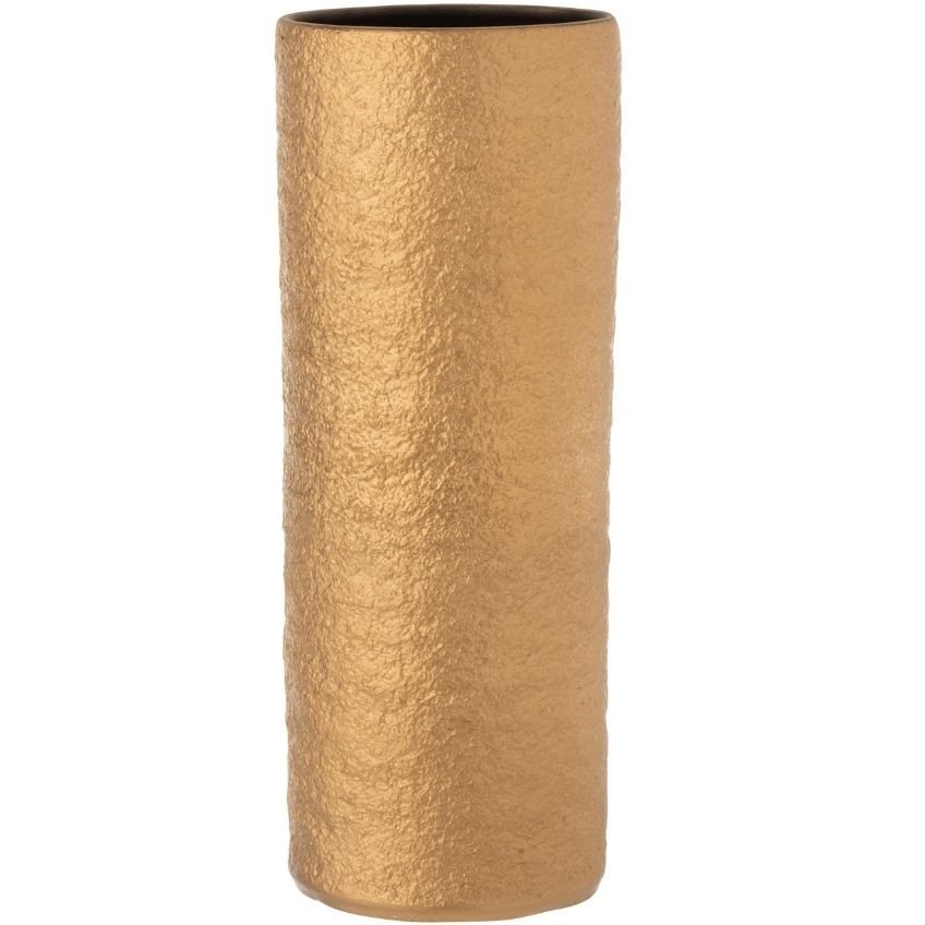 Zlatá keramická váza J-line