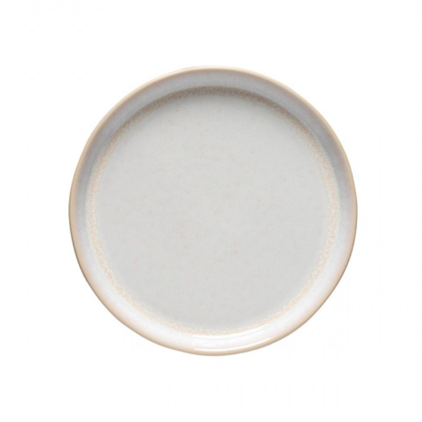 Béžovo bílý kameninový talíř COSTA NOVA