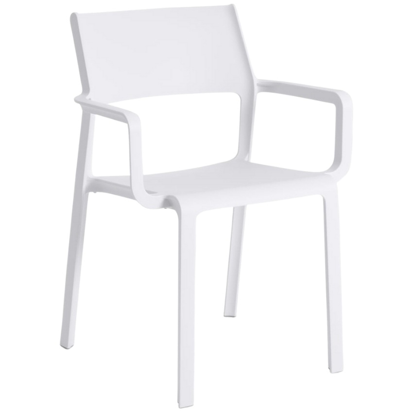 Nardi Bílá plastová zahradní židle