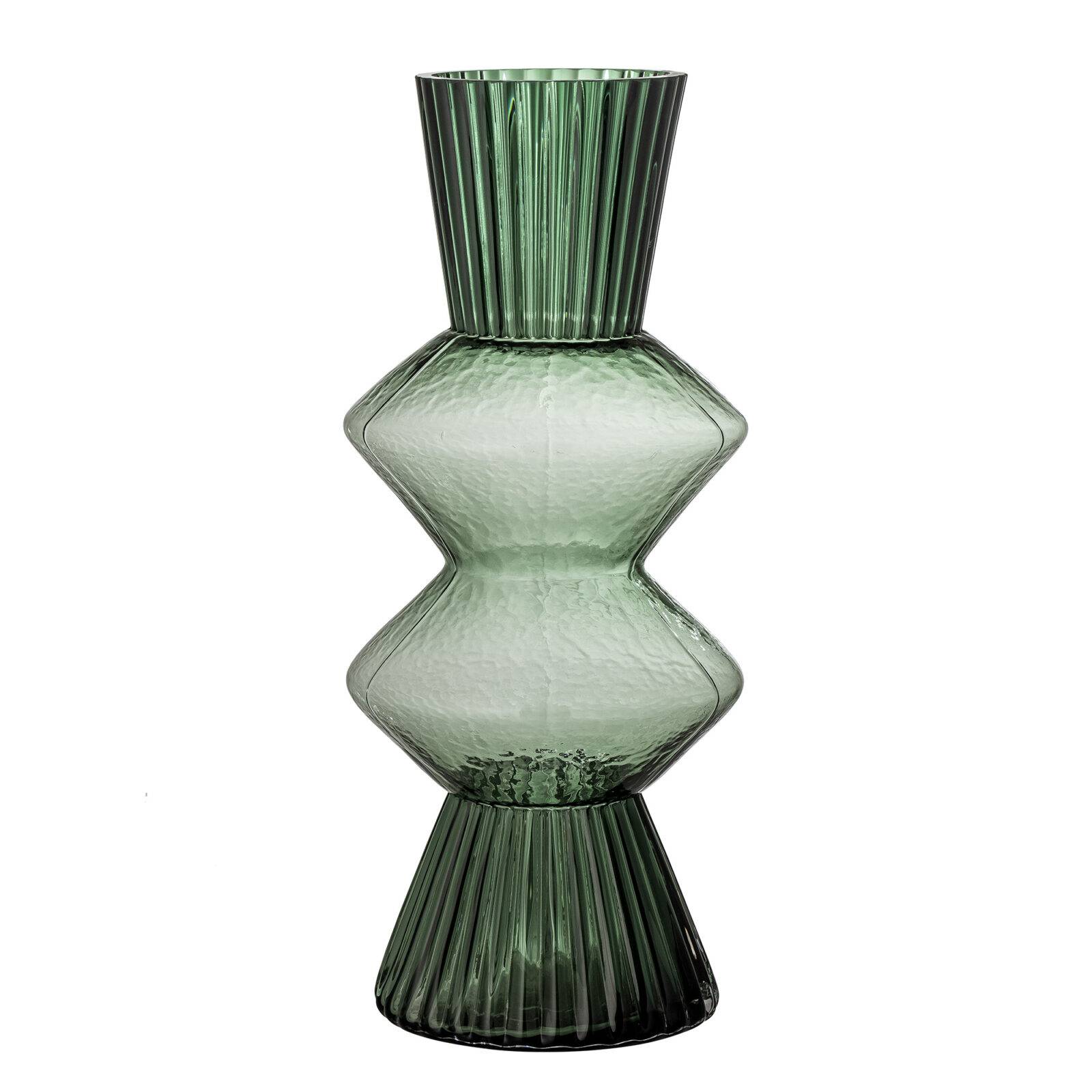 BLOOMINGVILLE Skleněná váza DAVINE zelená