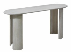 BIZZOTTO konzolový stolek ORLANDO bílý 147x45 cm