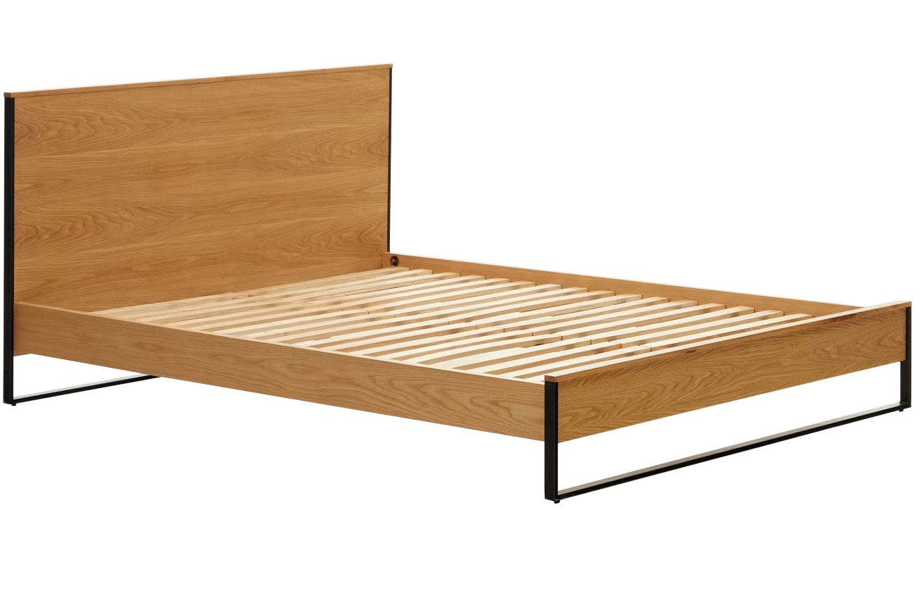 Dubová dvoulůžková postel Kave Home Taiana 160 x 200
