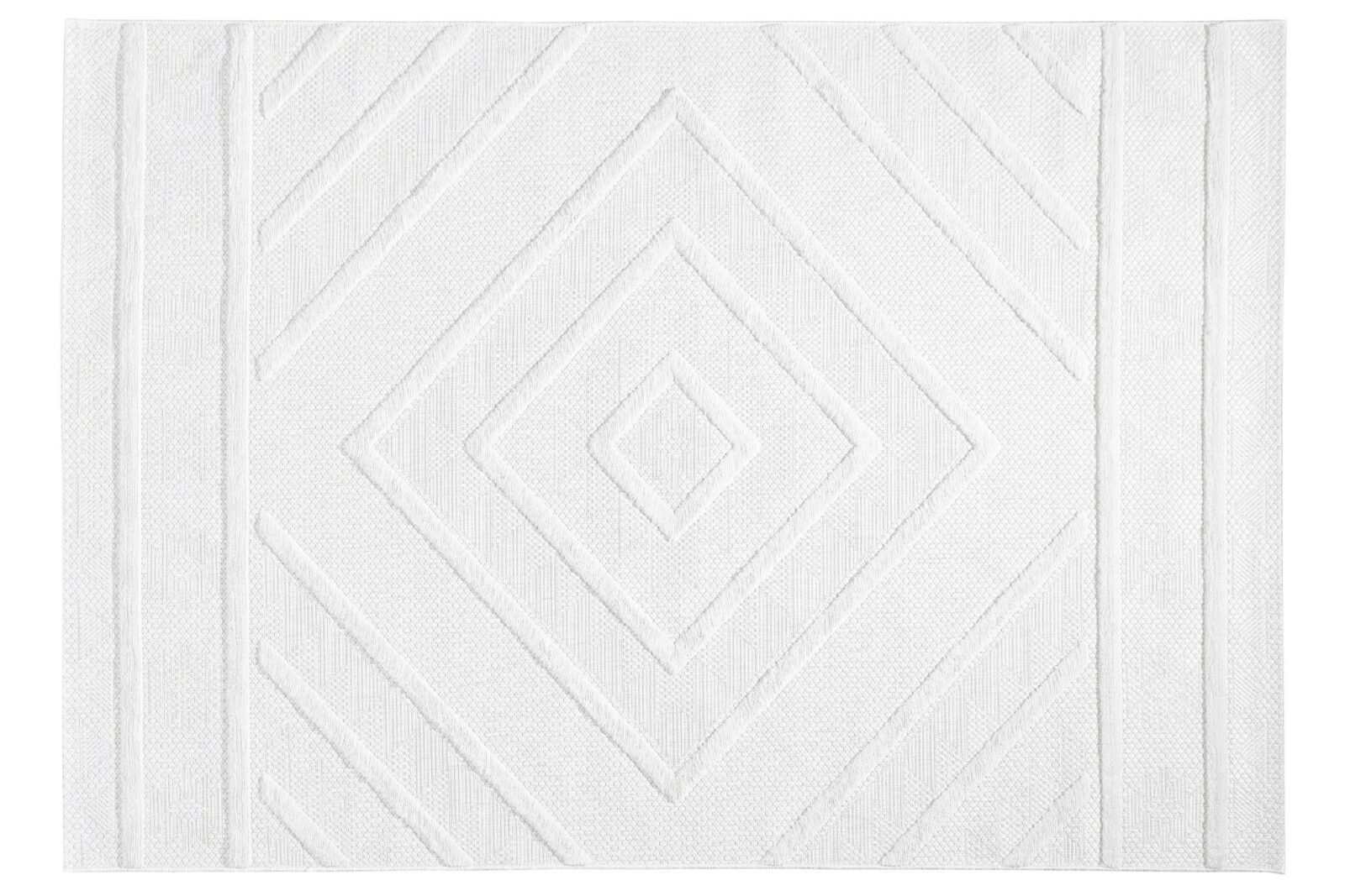 CONCEPTUM HYPNOSE Koberec SILVA bílý 80x150cm čtverce