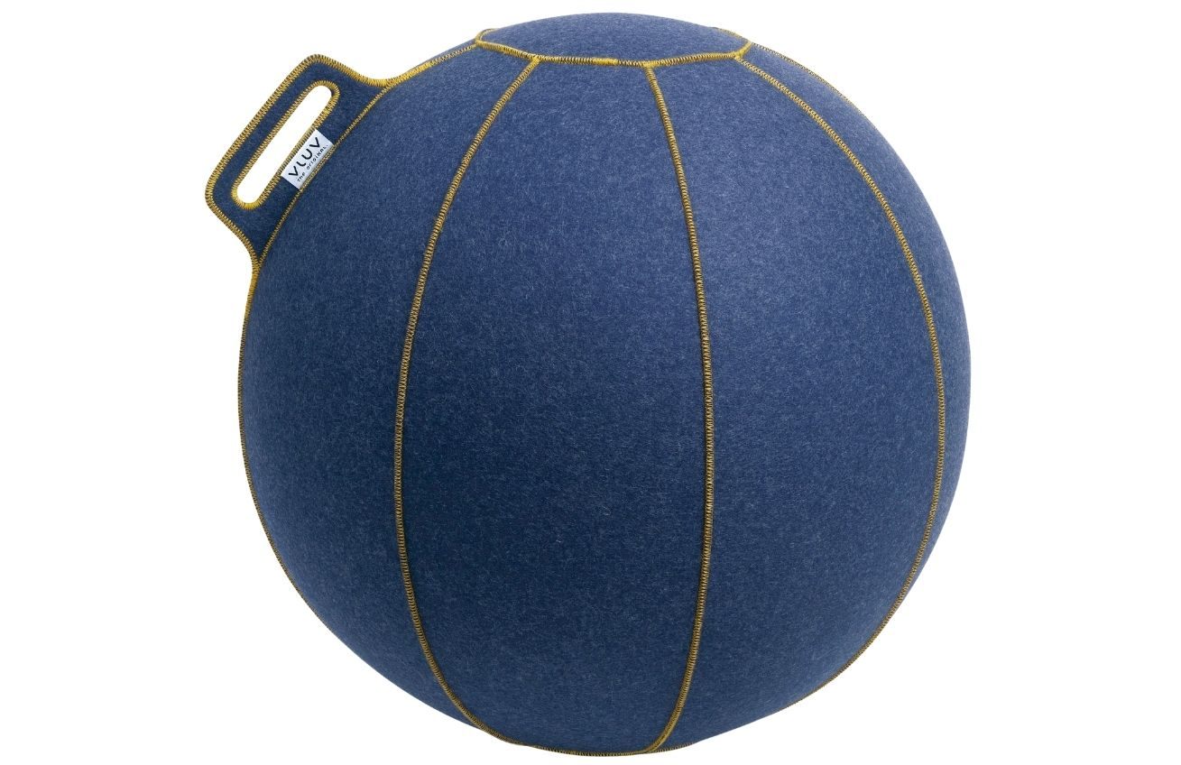 Modrý sedací / gymnastický míč VLUV