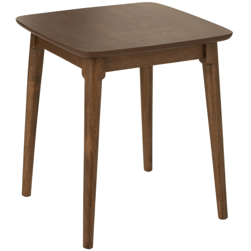 Hnědý dřevěný odkládací stolek J-line Woden 45