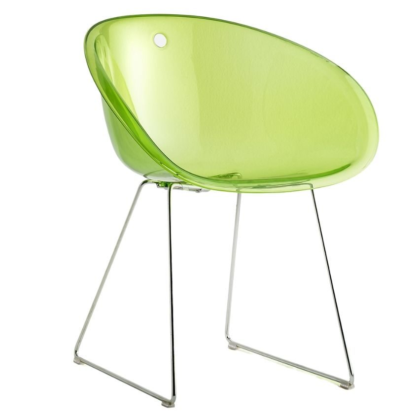 Pedrali Zelená plastová jídelní židle