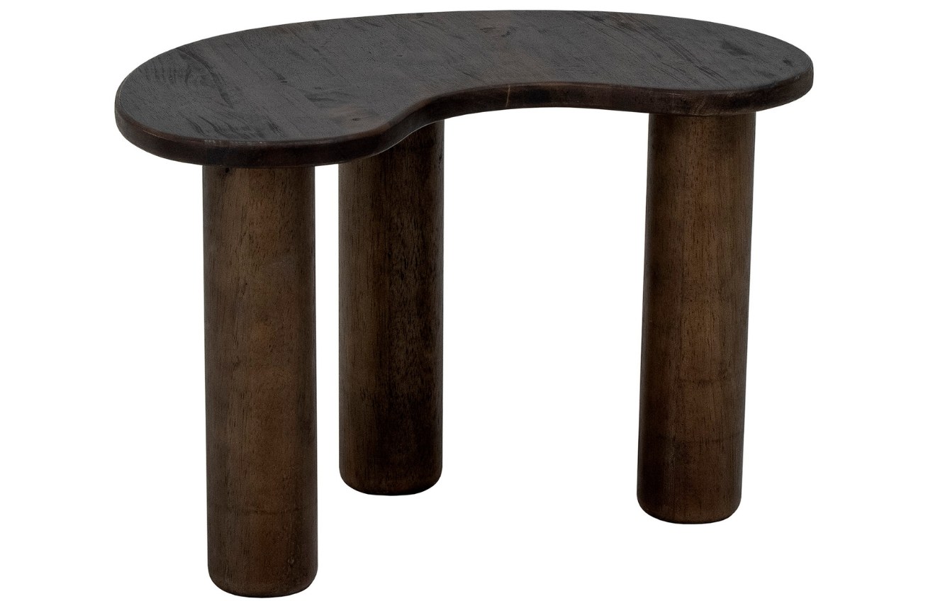 Hnědý dřevěný odkládací stolek Bloomingville Luppa