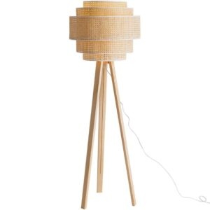 Nordic Design Ratanová stojací lampa Floki