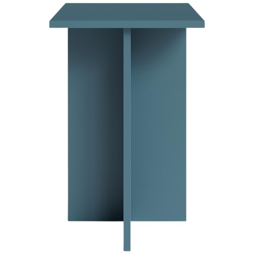 Petrolejově modrý vysoký odkládací stolek MOJO MINIMAL