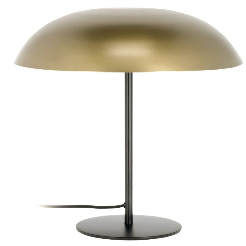 Zlatá kovová stolní lampa Kave