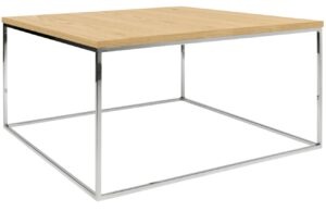 Dubový konferenční stolek TEMAHOME Gleam 75x75