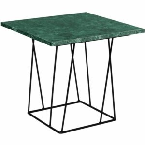 Zelený mramorový odkládací stolek TEMAHOME Helix
