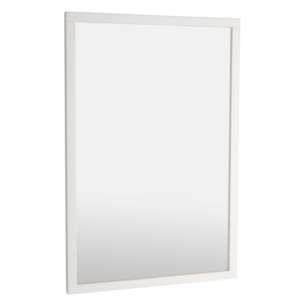 Bílé lakované nástěnné zrcadlo ROWICO CONFETTI
