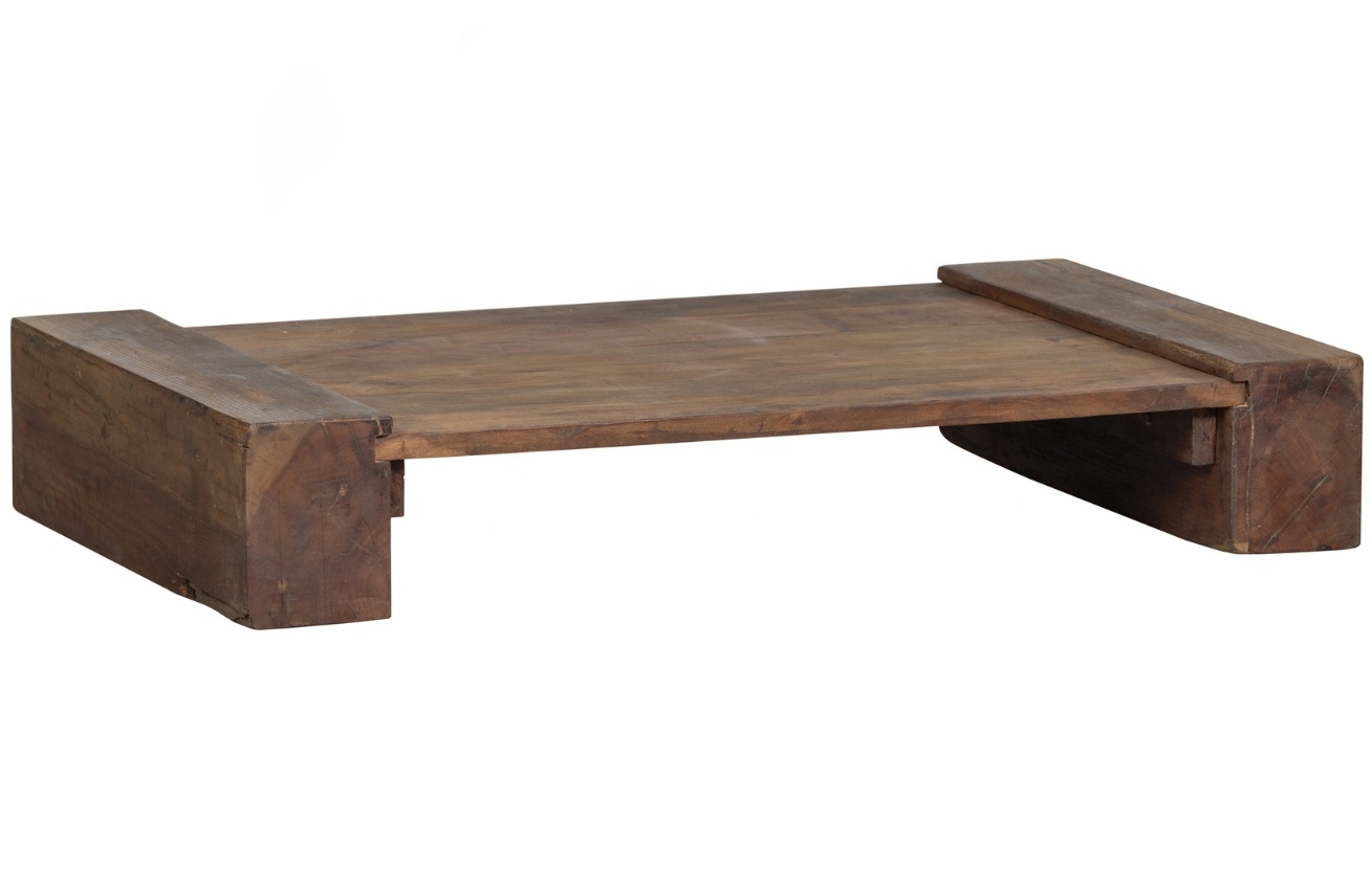 Hoorns Hnědý dřevěný konferenční stolek Cunos