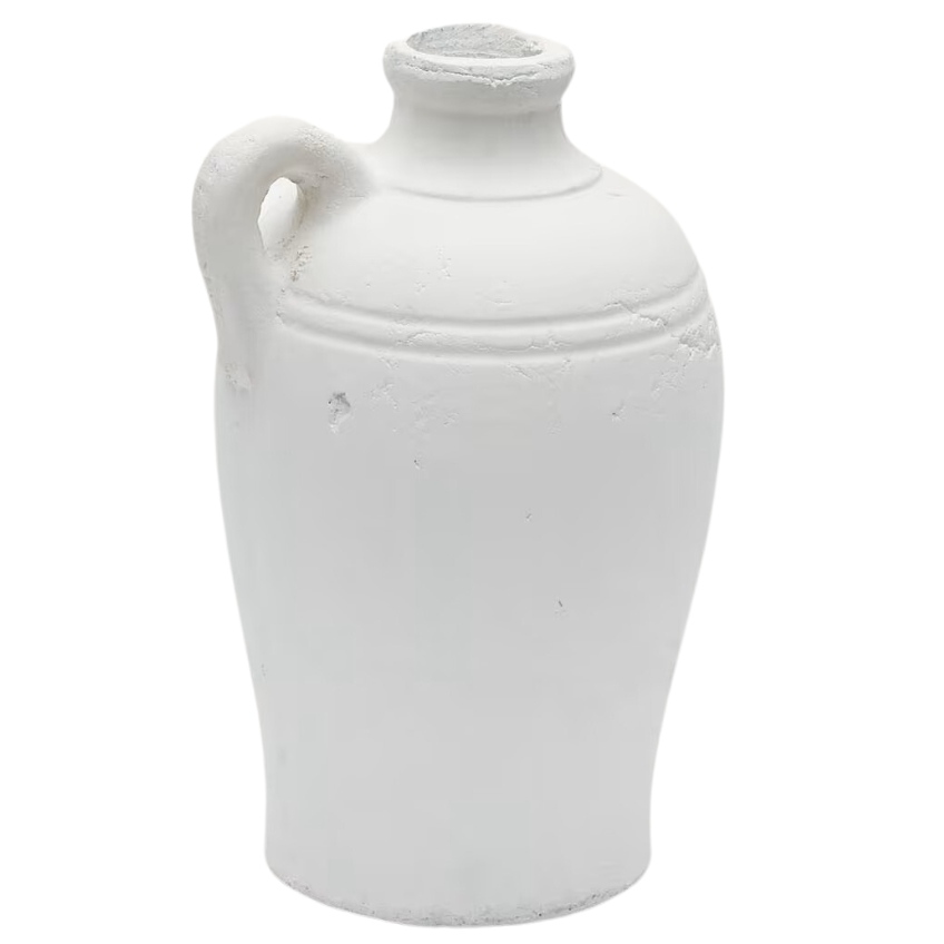 Bílá terakotová váza Kave Home