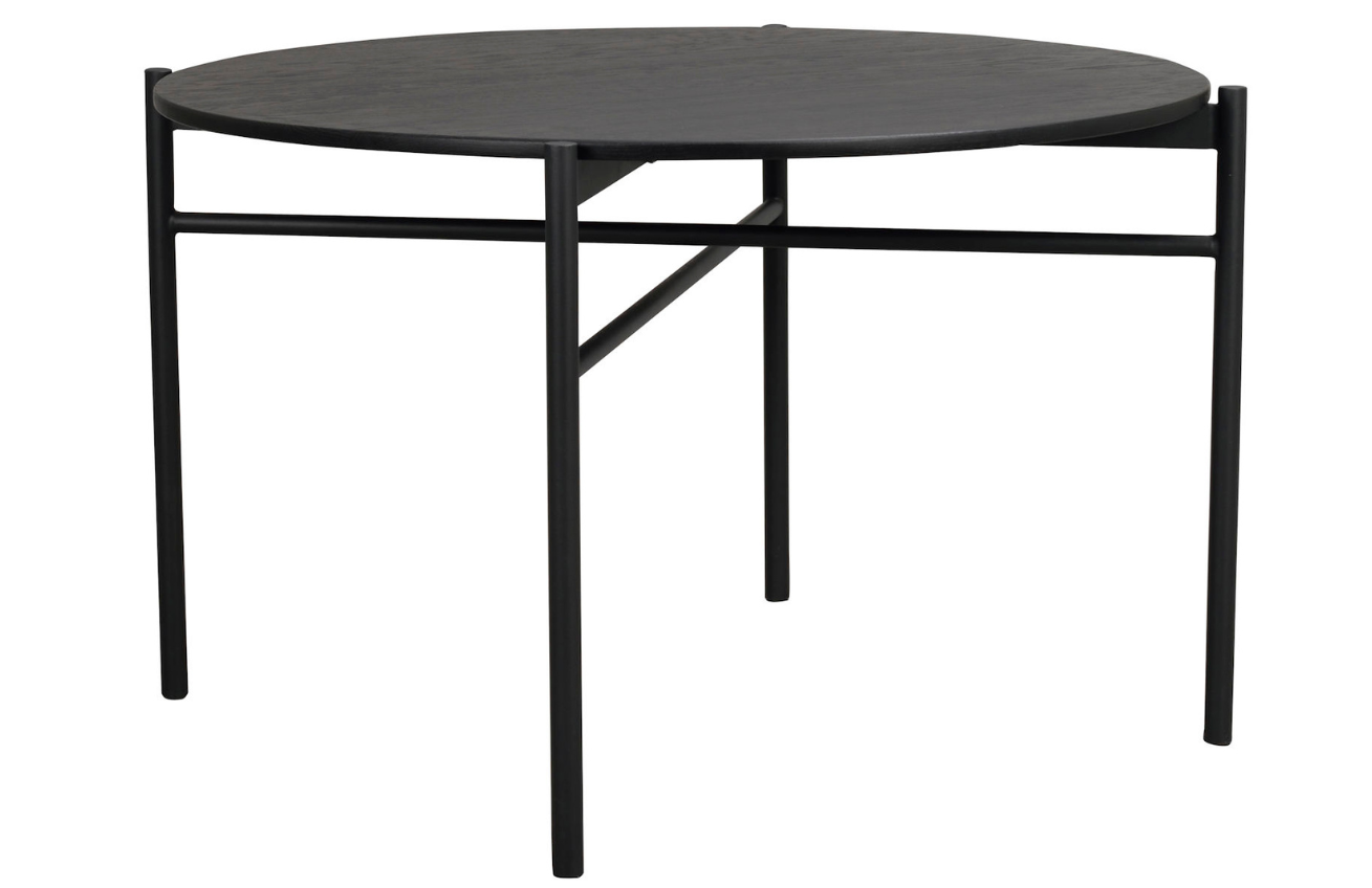 Černý dubový jídelní stůl ROWICO