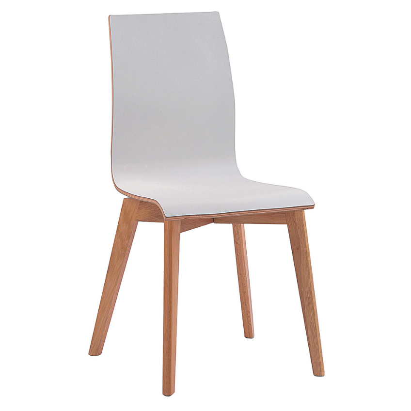 Bílá jídelní židle ROWICO