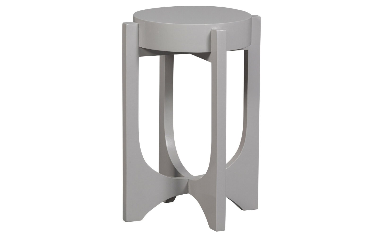 vtwonen Dřevěný stolek HOLD UP šedý 51x35cm